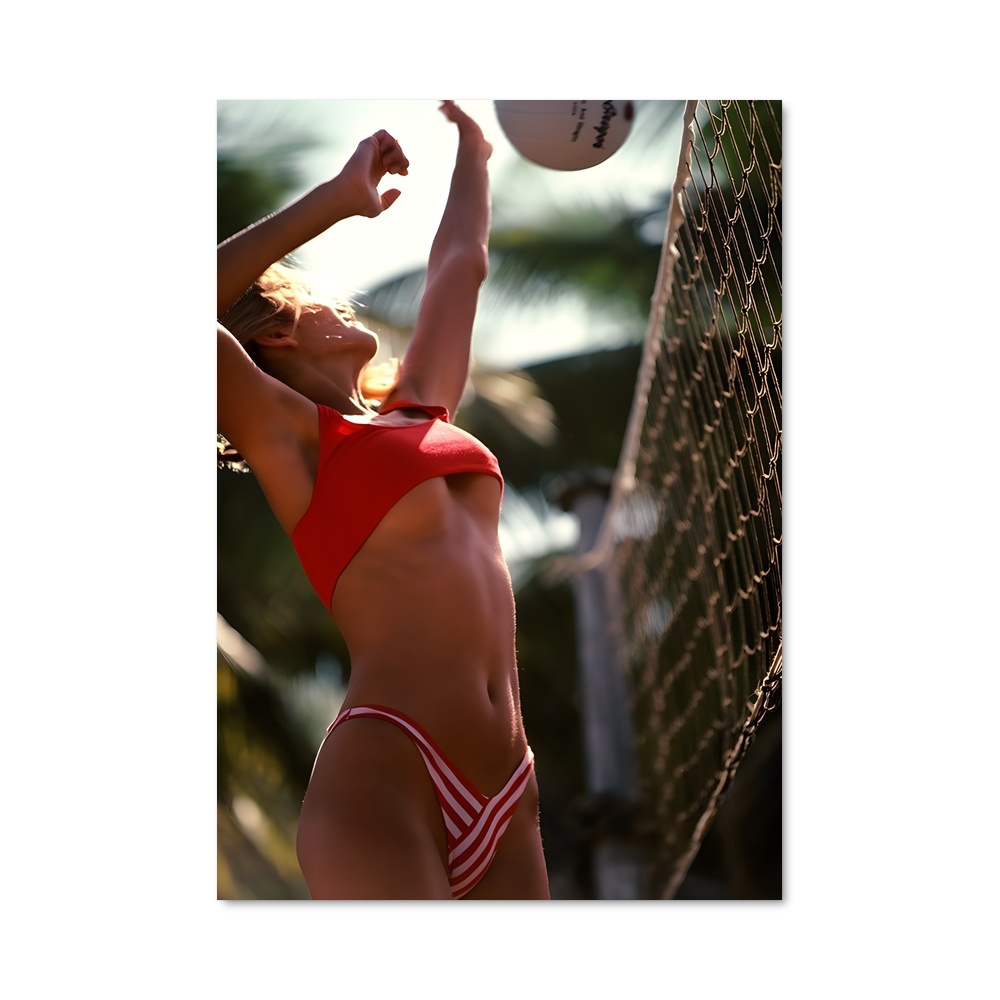 Poster Volley sur Plage